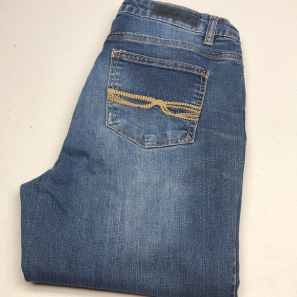 Denim - PREMIUM DAVID BITTON MISHA MID-RISE STRAIGHT LEG JEANS 30x30